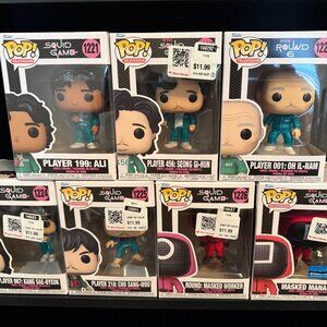 Funko Pop! Squid Game Figure Lot (Great for Out-of-Box Collectors)